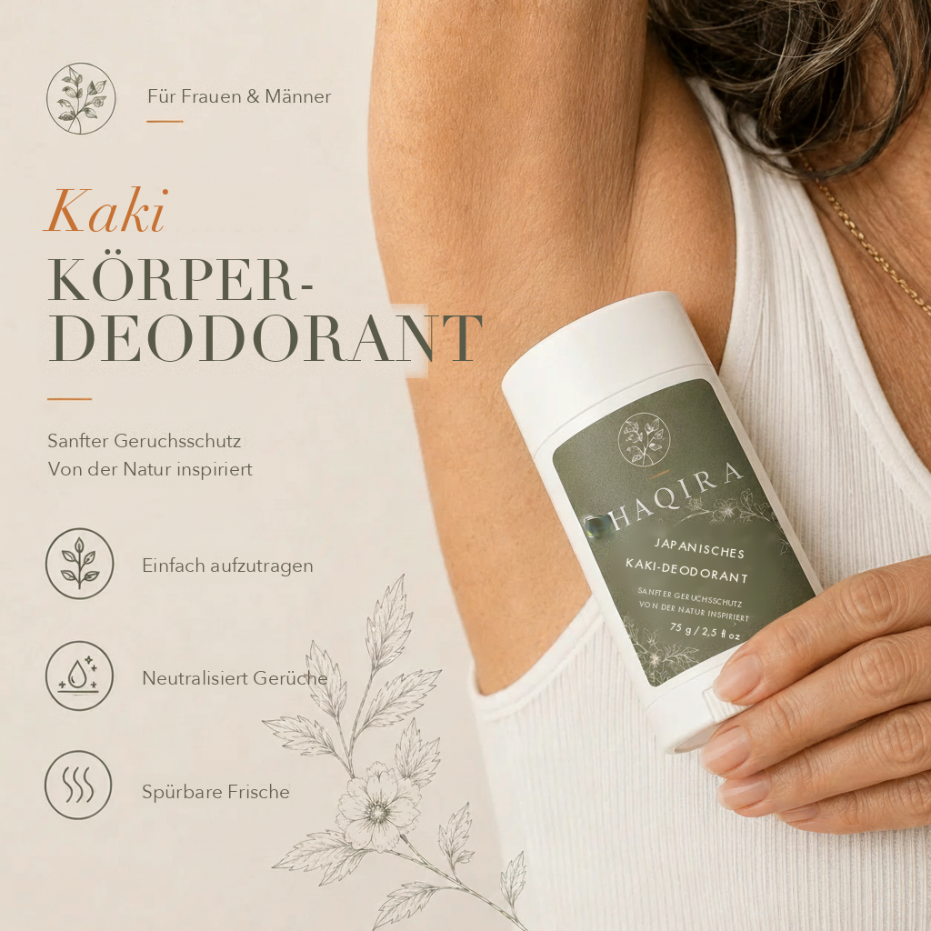 Kaki Körperdeodorant – sanfter Geruchsschutz