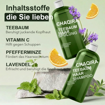 Inhaltsstoffe: Teebaum, Vitamin C, Pfefferminze, Lavendel