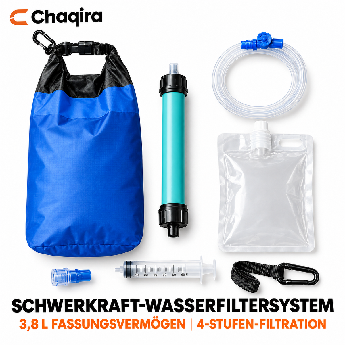Schwerkraft-Wasserfiltersystem 3,8 L